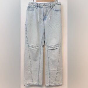 Good American Good 90s Light Wash Relaxed Jeans Size 8/29 Y2K Style Baggy Jeans